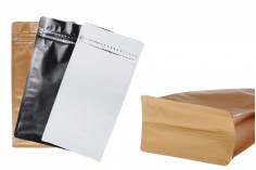 Aluminijumske DoyPack kesice na termo zatvaranje, sa sigurnosnom tračicom i zipom 135x80x265 mm - 3 boje